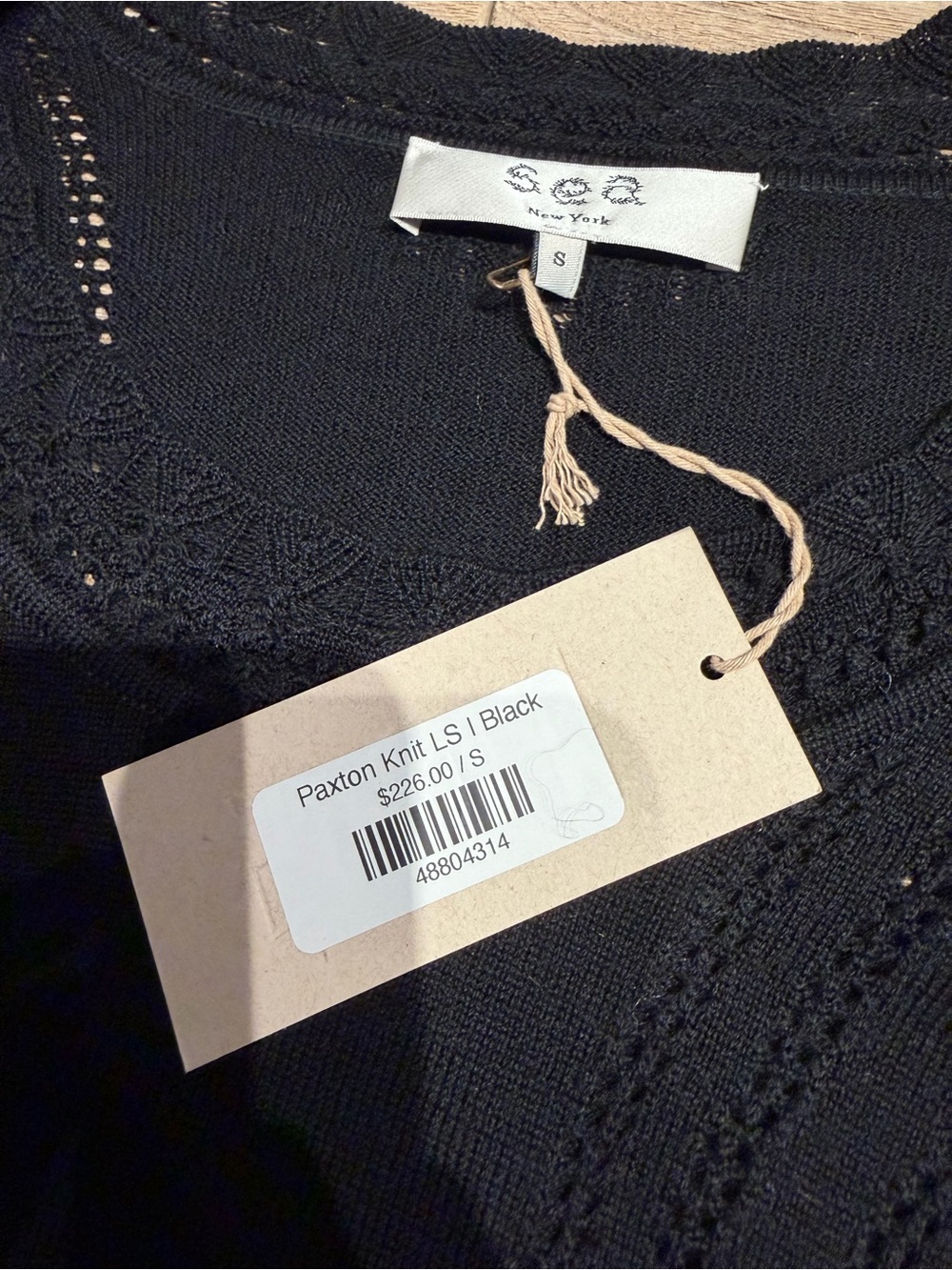 Sea New York Paxton Knit Top LS in Black - Picture 4 of 7
